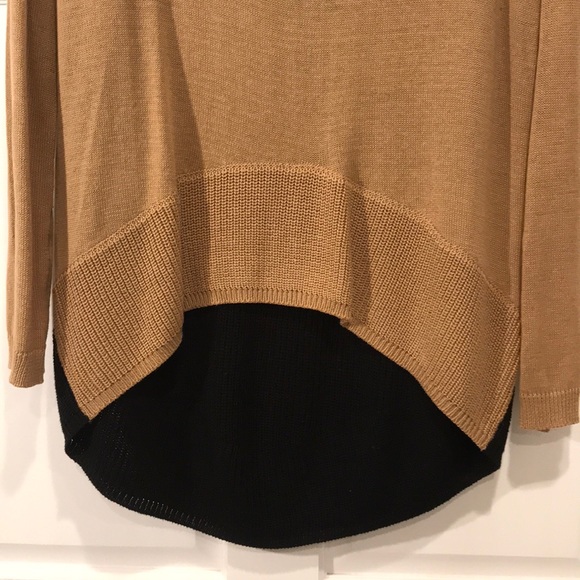 Papillon two tone High Low Sweater L - Picture 5 of 5